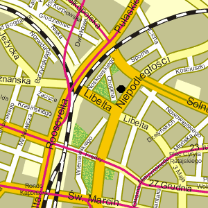 Mapa dojazdowa - Poznań